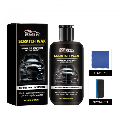 HOMONTH Car Scratch Wax Scratch Remover Make Car Body Look Like Brand New 120ml